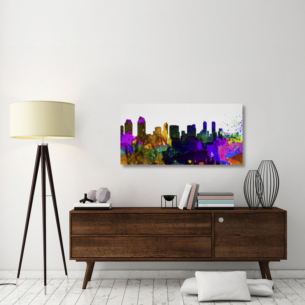 "San Diego City Skyline" Fine Art Print