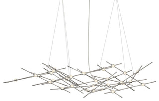 Sonneman 2155C-J20 Constellation Ursa Minor 25 Light 55"W LED - Satin Nickel