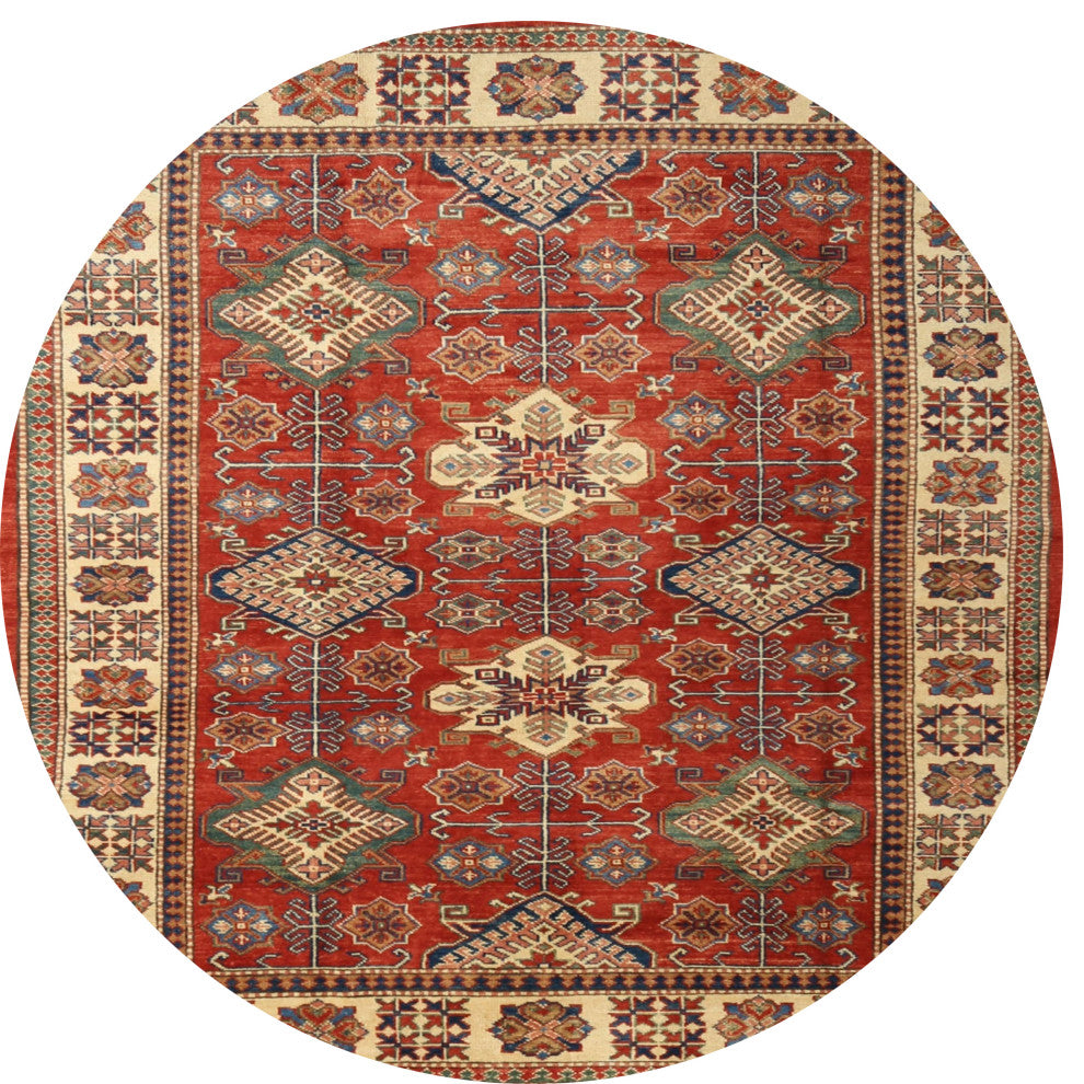 Ahgly Company Indoor Round Traditional Area Rugs, 4' Round
