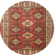 Ahgly Company Indoor Round Traditional Area Rugs, 4' Round