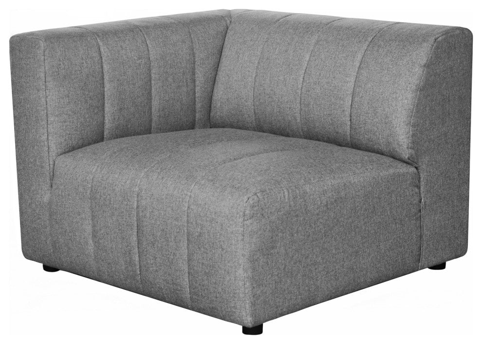 Lyric Arm Chair Left Gray