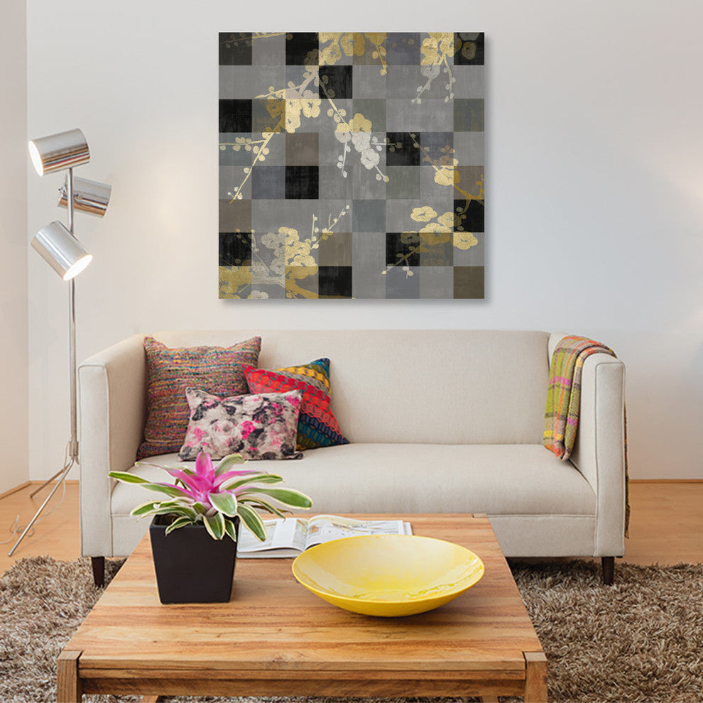 "Blossoms Reflections I" by Erin Lange, Canvas Print, 26"x26"