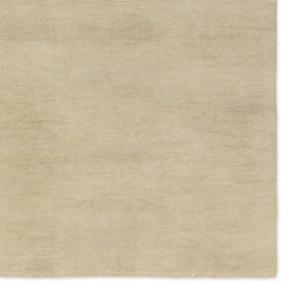 Jaipur Living Origin Knotted Solid Area Rug, Ivory, 10'x14'