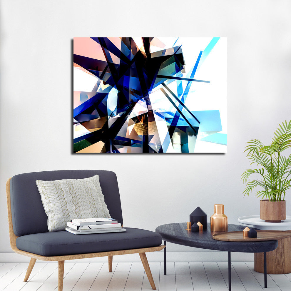 Indoor/Outdoor Wall Decor 'Vibrant Geo', ArtPlexi, 12x16