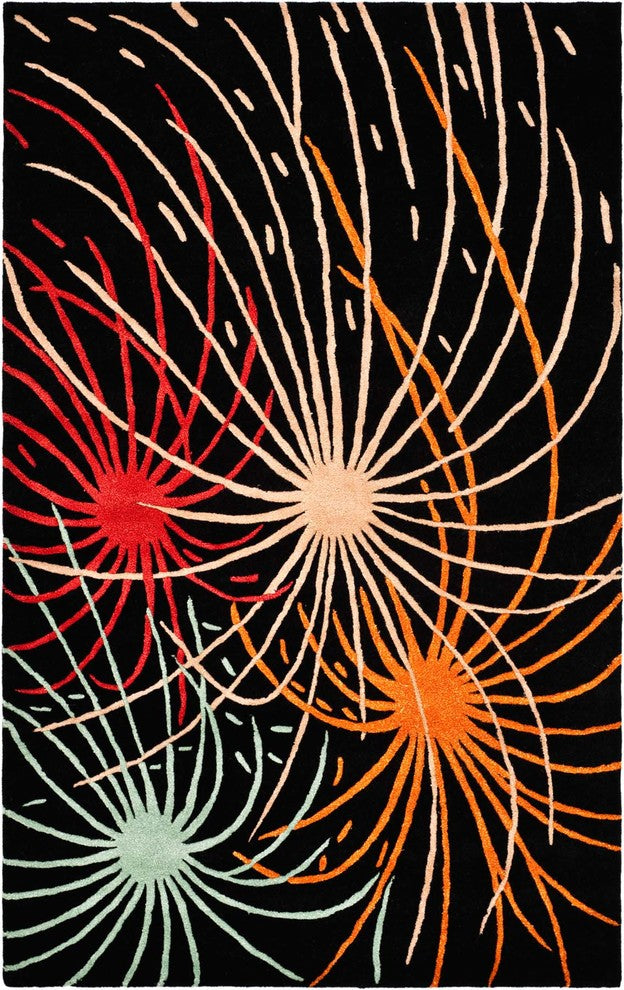 Safavieh Soho soh757a Rug, Black/Multi, 5'0"x8'0"