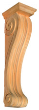 Large Tradition Corbels, basswood, 7.5"Wx9"Dx30"H