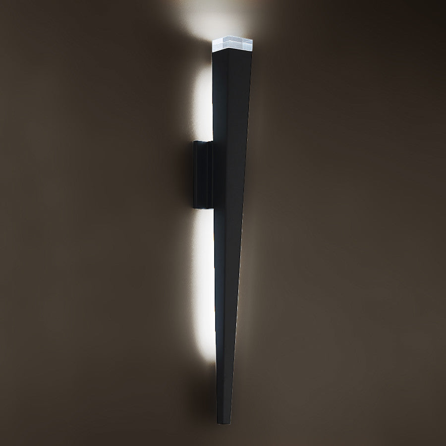 Modern Forms Staff 32" LED Outdoor Wall Sconce in Black