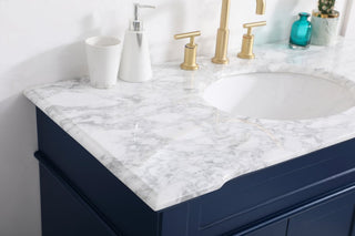 Weston Single Bathroom Vanity Set, Blue, 42