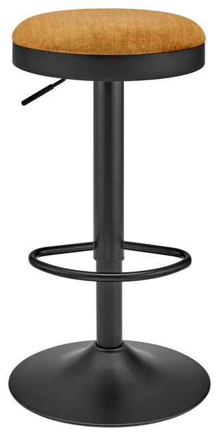 Juno Velvet Gaslift  Bar Stool, Padburry Amber