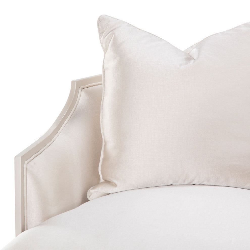 Aico Amini Camden Court Accent Chair in Pearl