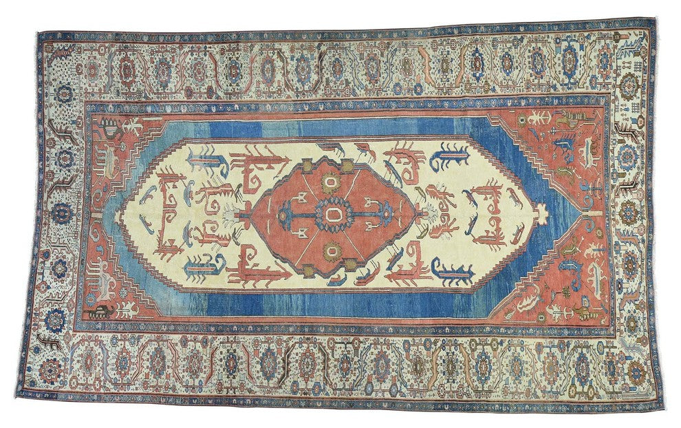 Consigned 8'4"x14' Original  Persian Bakshaish Good Cond Gallery Size Rug
