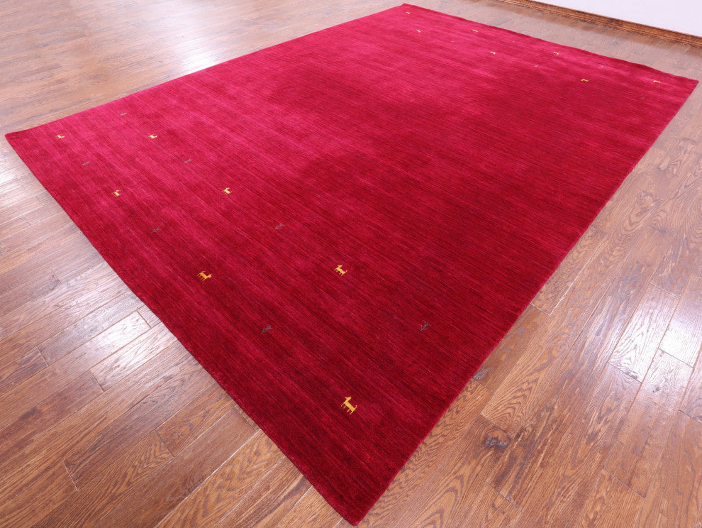 10' 0" X 14' 0" Persian Gabbeh Hand-Knotted Rug - Q15279