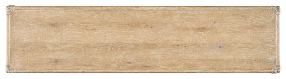 Retreat Pole Rattan Console