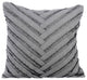 Gray Decorative Pillow Covers 12"x12" Suede Fabric, Penthouzz