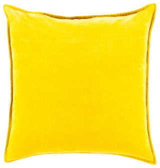 Cotton Velvet Pillow 20x20x5, Down Fill