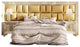 Md Karen 29 Special Headboard Bedroom Set, Glossy Beige Cream, Queen