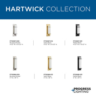 Hartwick Collection Brushed Nickel 1-Light Wall Sconce