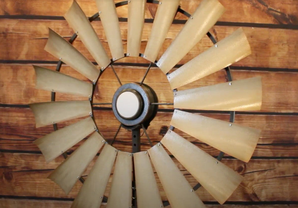 66 Inch Buckskin Windmill Ceiling Fan | The Patriot Fan