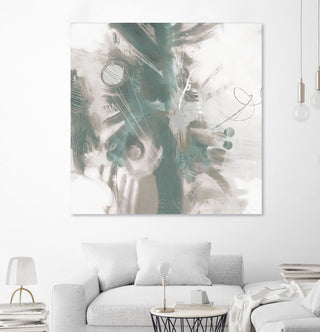 Down the River Abstract II - 72 x 72 by Dan Meneely