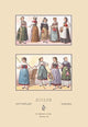 Feminine Dress of Switzerland #2 - Fine Art Giclee Print 24" x 36"