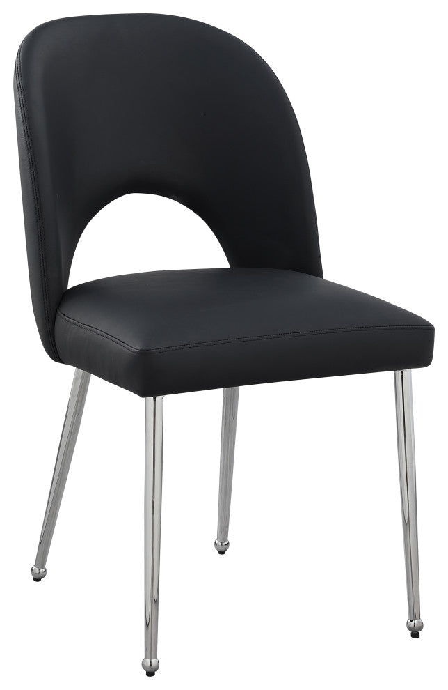 Logan Dining Chair, Set of 2, Black