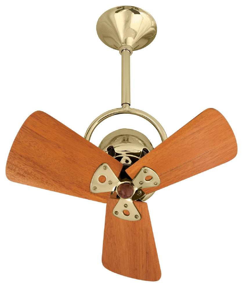 Bianca Direcional 16" Directional Ceiling Fan, Polished Brass