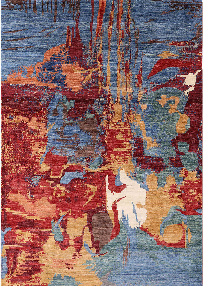 Ahgly Company Indoor Rectangle Mid-Century Modern Area Rugs, 3' x 5'