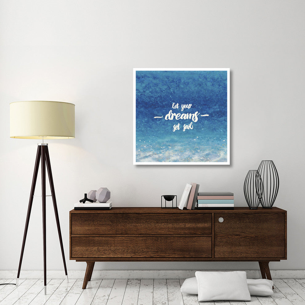 "Underwater Quotes II" Digital Paper Print by James Wiens, 38"x38"