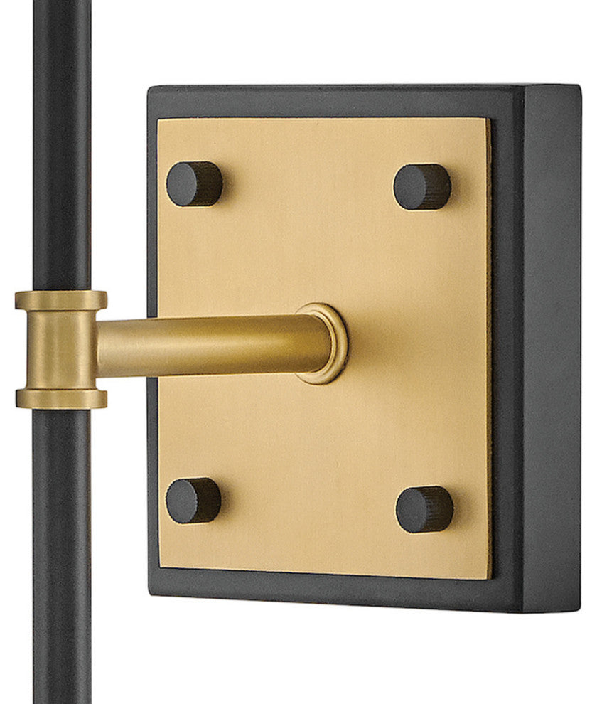 Hinkley Saunders Medium Sconce, Black
