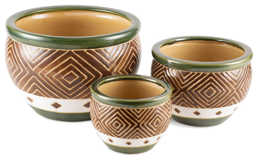 Jade Planter Trio