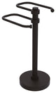 Free Standing Two Arm Guest Towel Holder, Oil Rubbed Bronze
