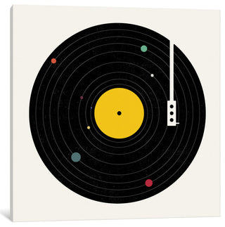 "Music Everywhere" by Florent Bodart, Canvas Print, 26"x26"