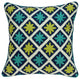 20" X 0.5" X 20" Handmade Traditional Multicolored Accent Pillow Cover