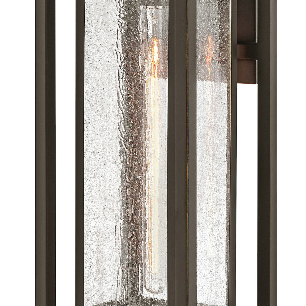 Hinkley Republic Large Wall Mount Lantern, Oil Rubbed Bronze