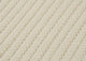 Simply Home Solid H141 White Indoor/Outdoor Area Rug, Rectangular 2'x12'