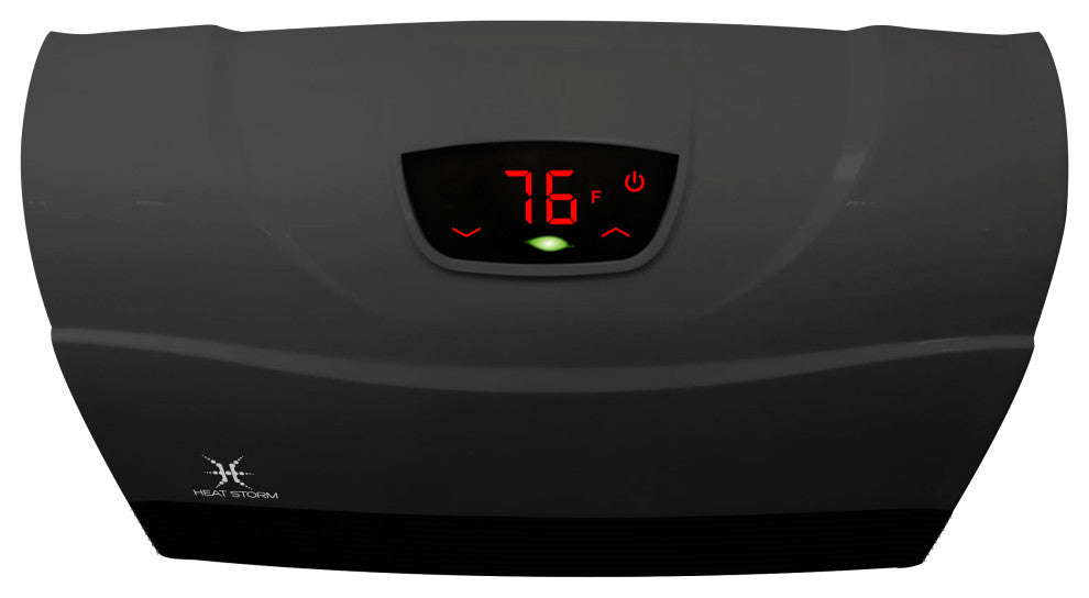 Heat Storm Phoenix 1500 Watt Infrared Floor to Wall Heater Gray