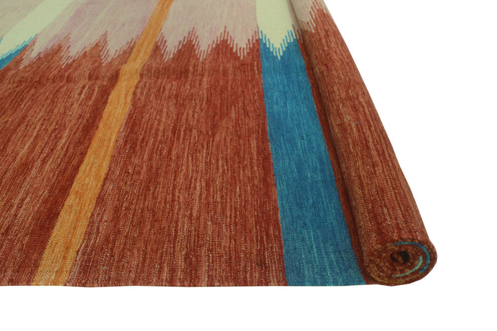 Winchester Kilim Northcly Rust/Pink Rug, 8'3x9'9