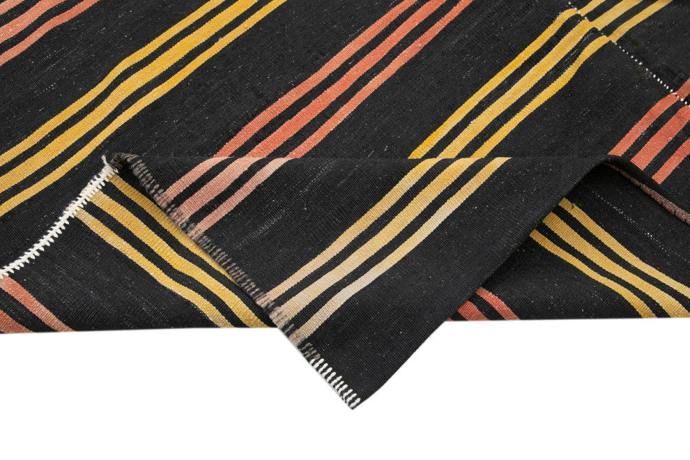 Rug N Carpet - Handmade Oriental 6' 6'' x 10' 1'' Vintage Goat Hair Kilim Rug