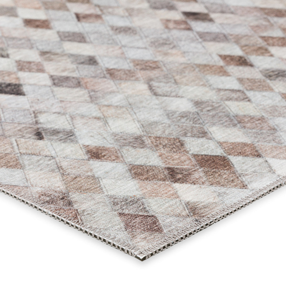 Indoor/Outdoor Stetson SS6 Flannel Machine Washable 10' x 10' Round Rug
