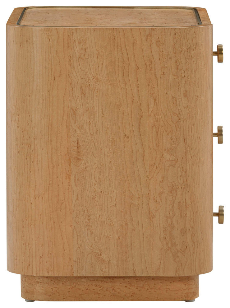 Abigail Natural Birdseye Maple Nightstand