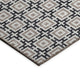 Indoor/Outdoor Marlo MO1 Black Machine Washable 2'3" x 7'6" Rug