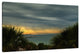 Cloudy Rainy Sunset De Soto Beach Landscape Photo Canvas Wall Art Print, 18" X 24"