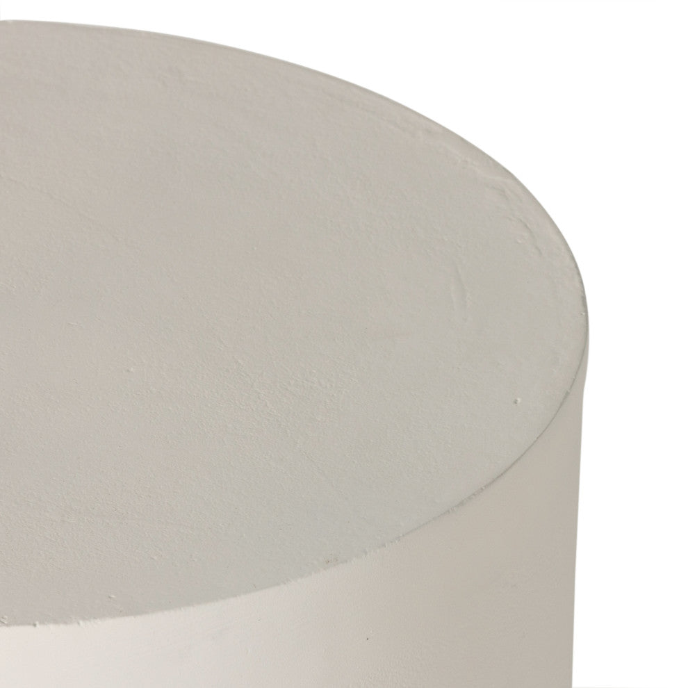 Basil Outdoor Drink Table-Matte White