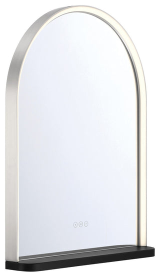 Serin, Mirror, 24"x32", Satin Nickel-Black Mix