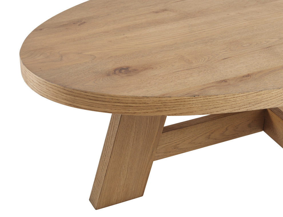 BoHo Natural Oval Coffee Table