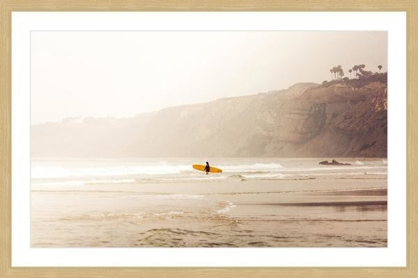 "Surfer Girl" Framed Painting Print, 30"x20"