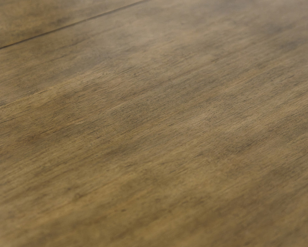 Modern Wood Rectangular Kitchen Dining Table, Brown