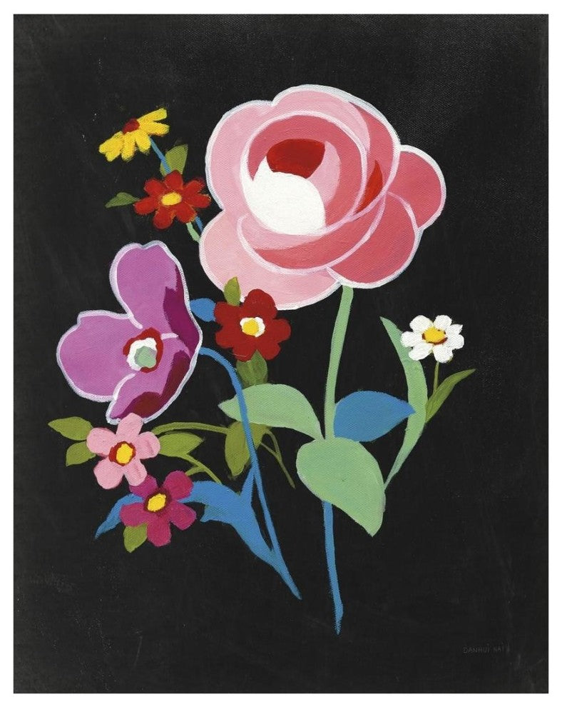 "Alpine Bouquet I" Digital Paper Print by Danhui Nai, 18"x22"