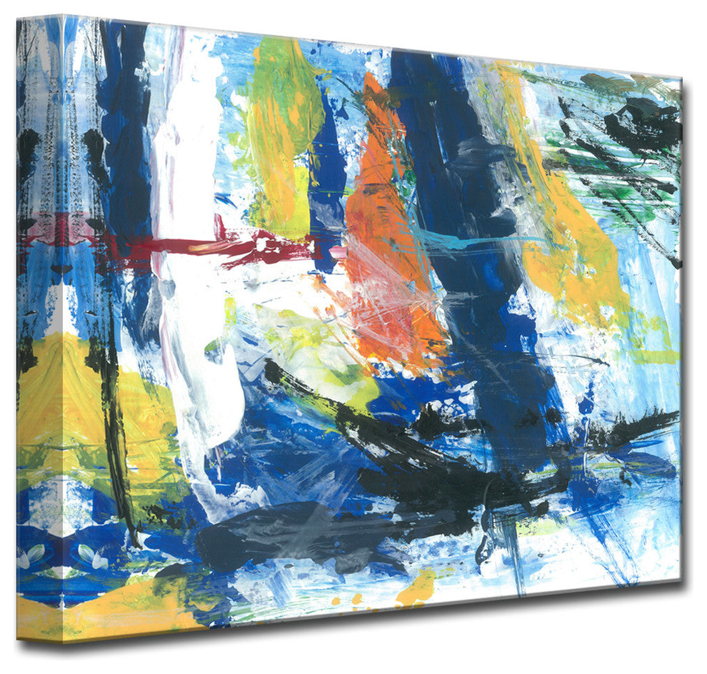 Max+E 'Primary Abstract' Canvas Art Print , 20"x30"
