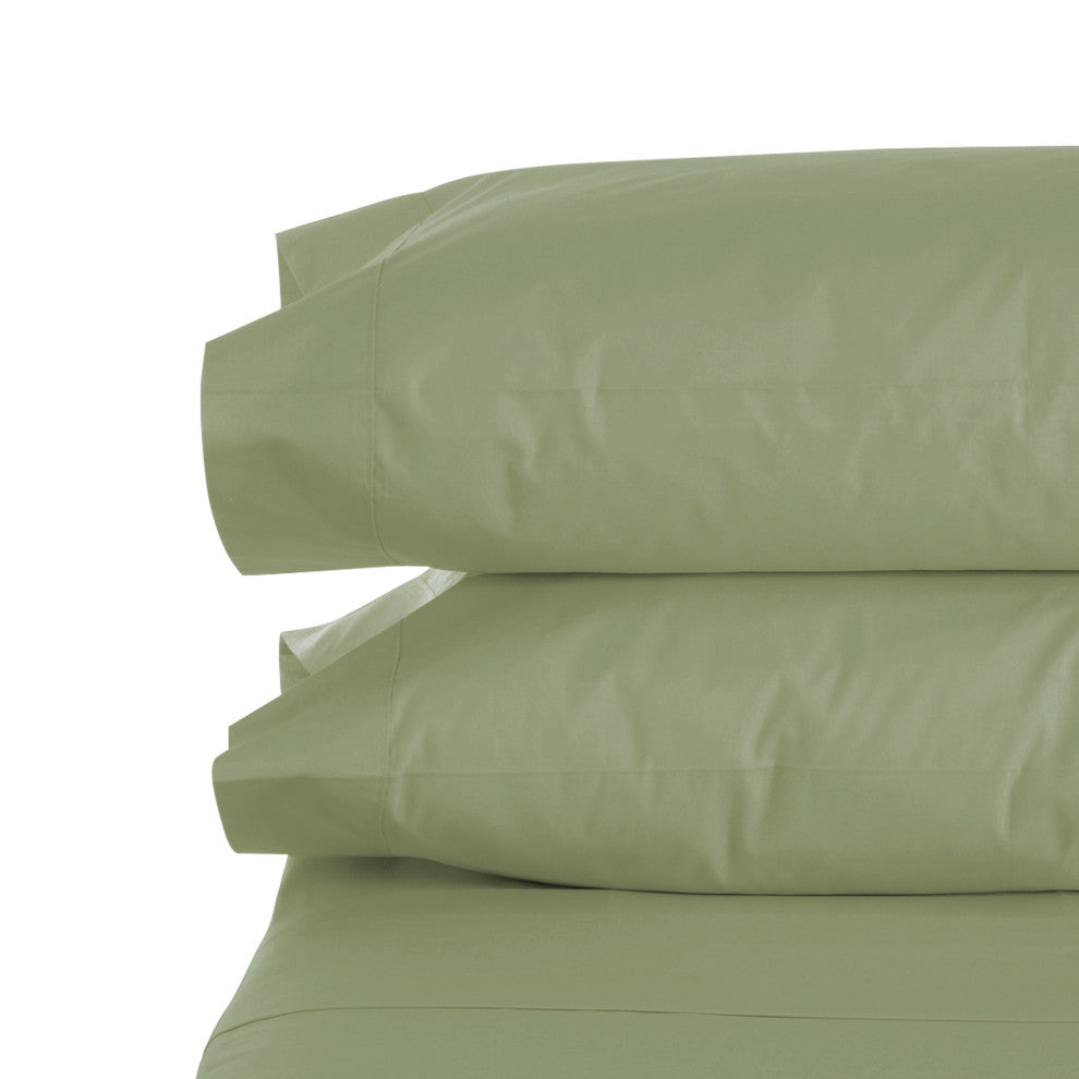 1800 Count Bamboo Feel Pillow Case Set Queen/Standard or King Set of 2 Cases, Sa